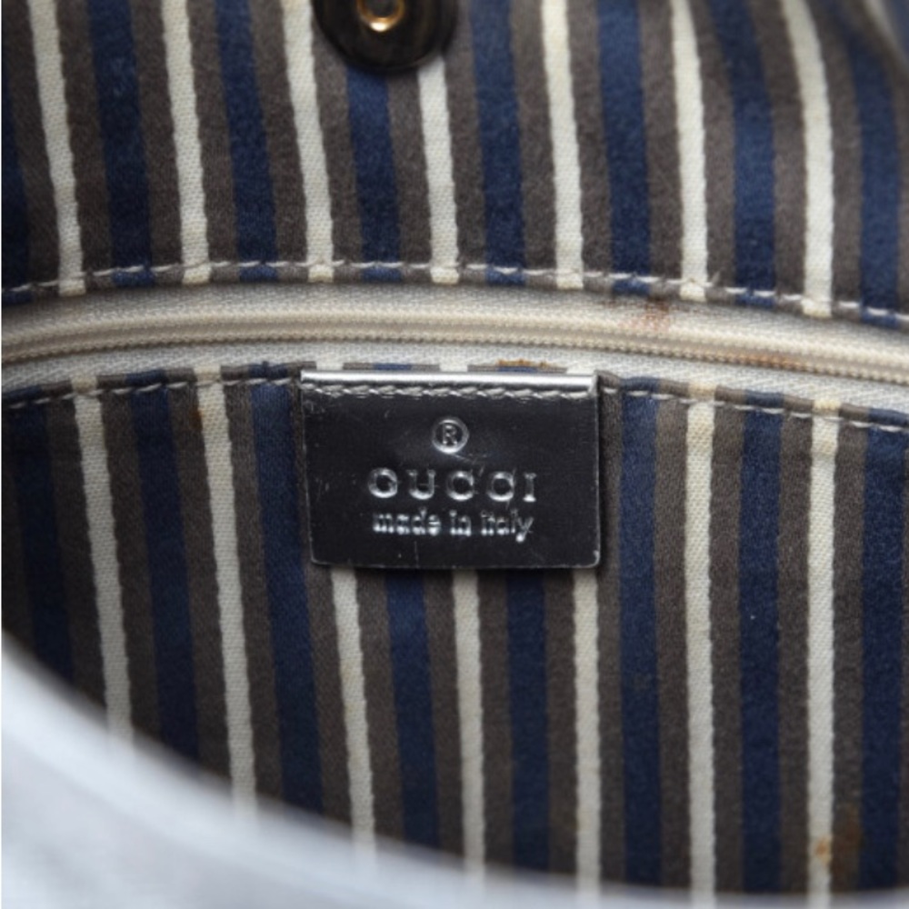 COPY - Gucci Metallic Monogram Medium New Britt Hobo Silver - Picture 4 of 7